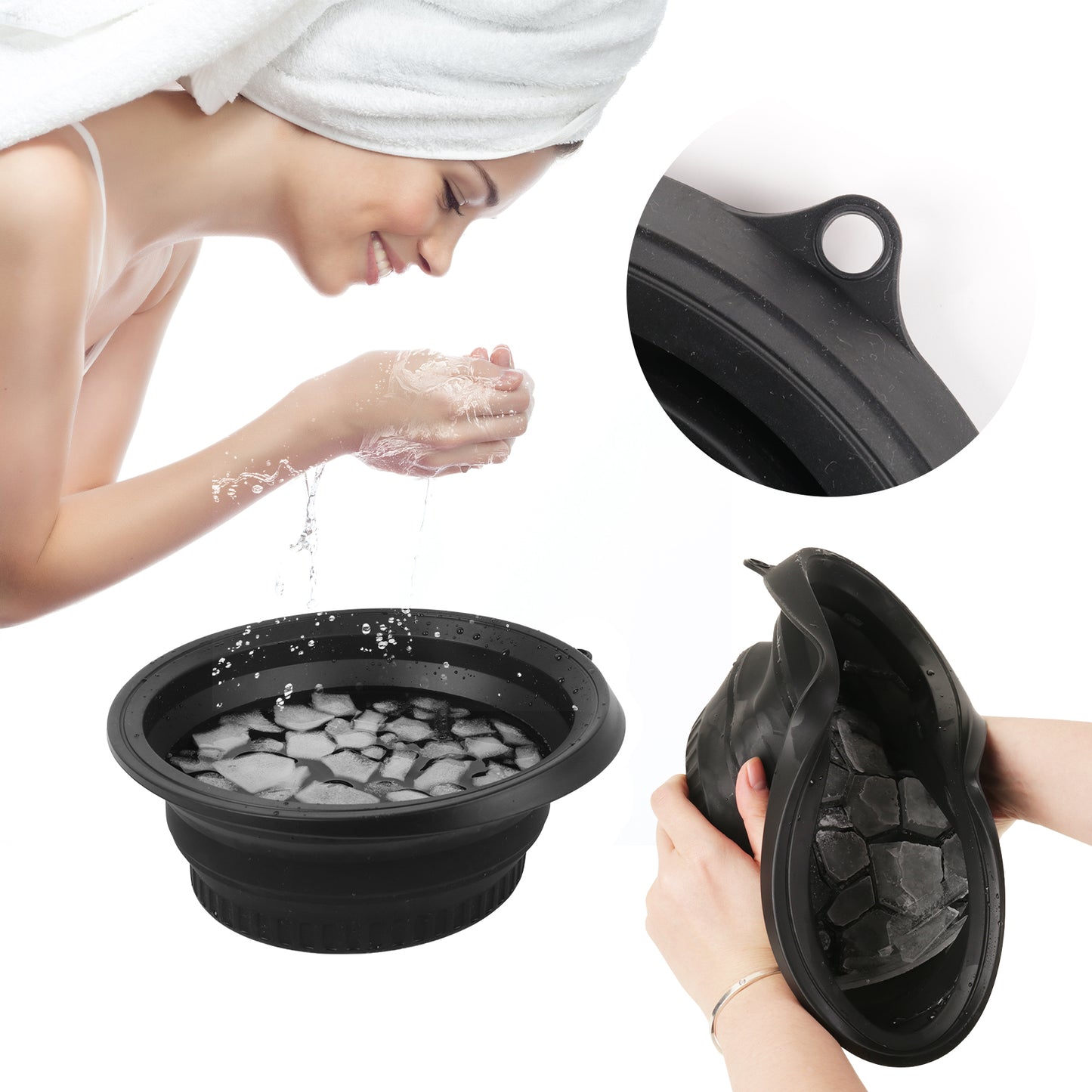 ICE FACE BATH BOWL FOR DEEP CLEANSING AND TIGHTENING SKIN