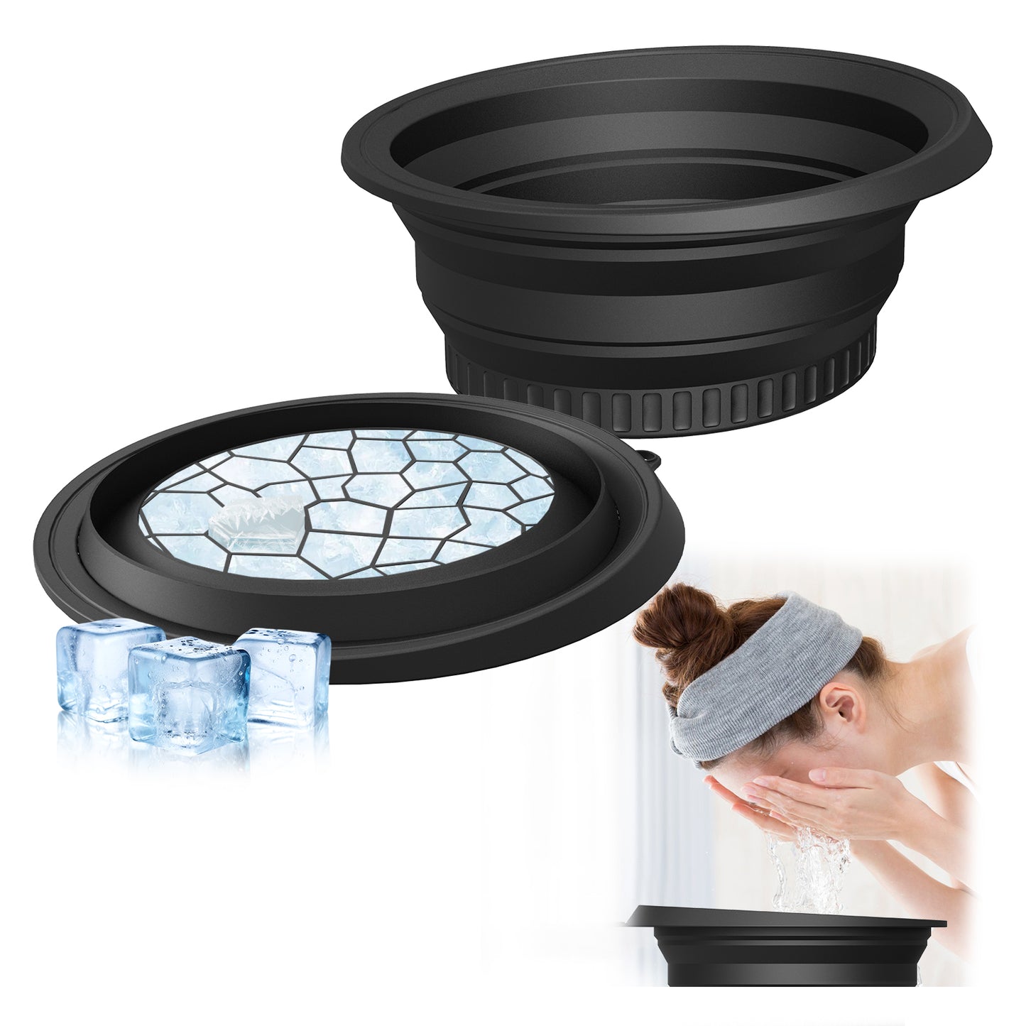 ICE FACE BATH BOWL FOR DEEP CLEANSING AND TIGHTENING SKIN